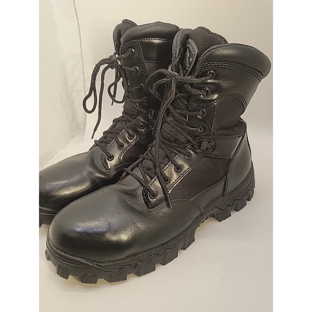 Rocky Alpha Force 8" Tactical Boots Black EH Safety Toe Mens 10.5 Duty